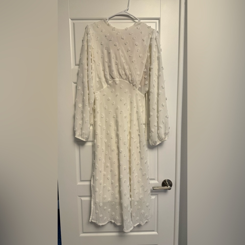 Chicwish white midi dress